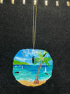 Beach Scene Christmas Ornament